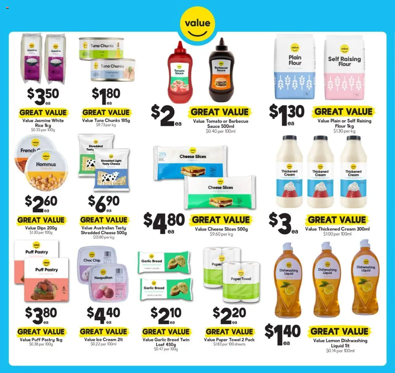 Drakes catalogue - valid from 06.08.2025 | Page: 14 | Products: Cheese, Flour, Rice, Tuna