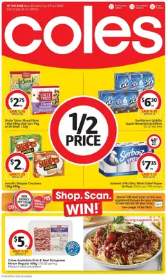 Coles catalogue - valid from 22.07.2025 | Page: 1