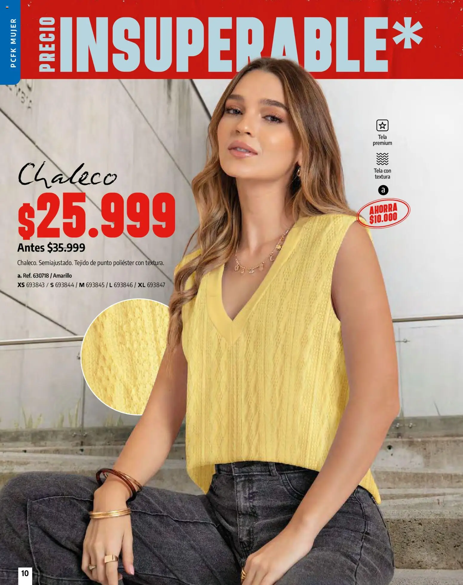 Pacifika revista - valida desde el 01.01.2026 | Página: 10 | Productos: Chaleco