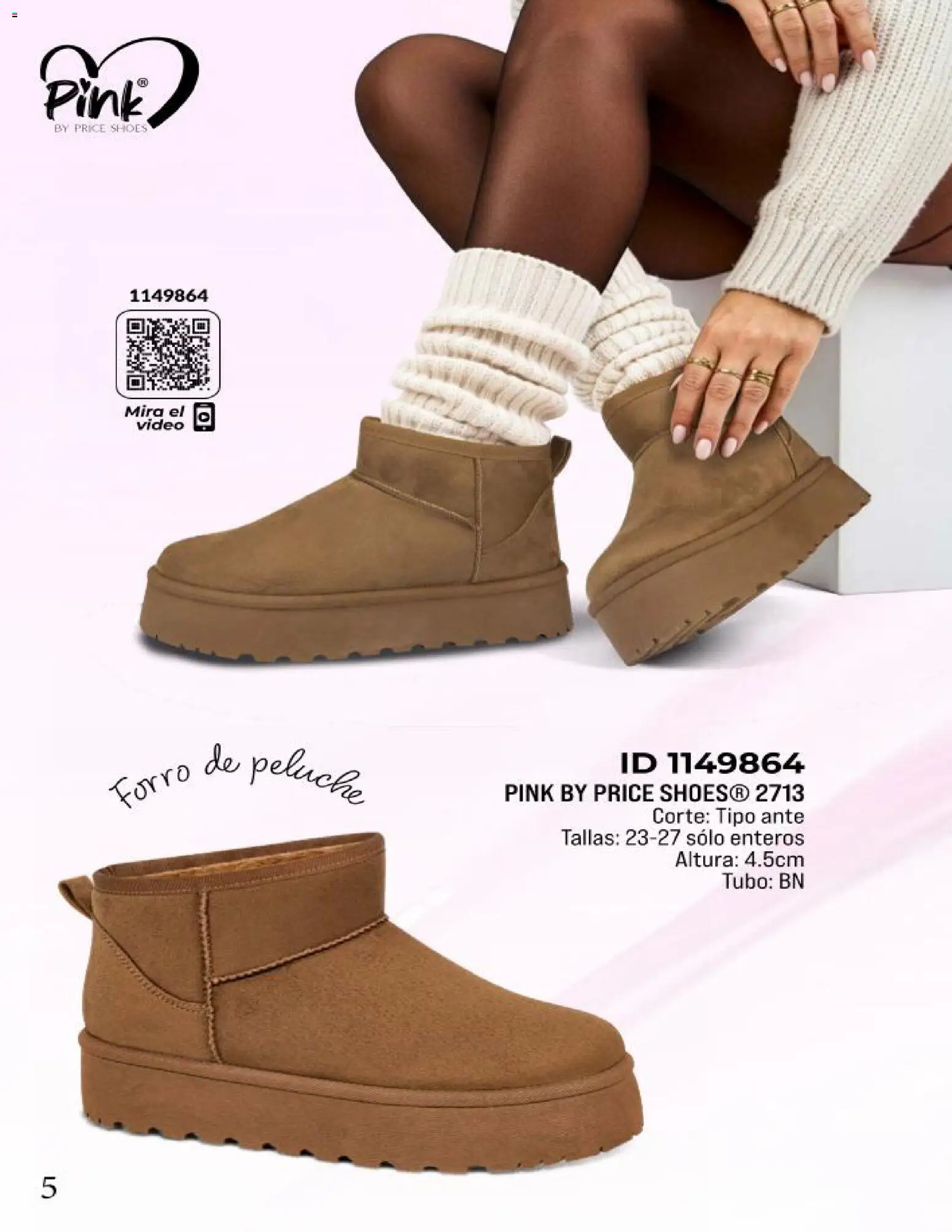 Nuevas ofertas de Price Shoes válidas en toda la República Mexicana desde el 15.11.2025. ¡Encuentra las mejores ofertas en Price Shoes catálogo Bota Invernal! | Página: 4 | Productos: Video