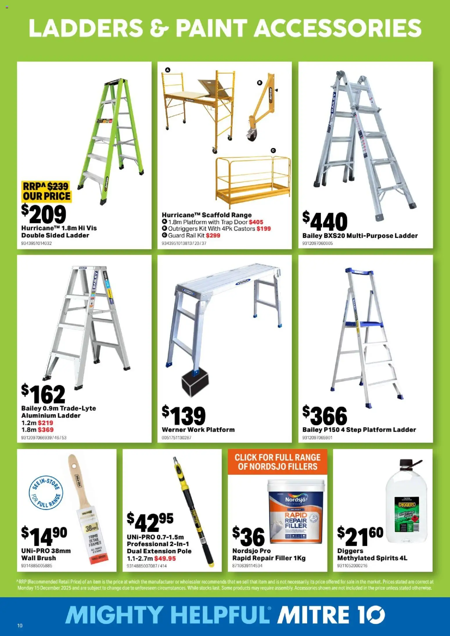 Mitre 10 catalogue - valid from 04.02.2026 | Page: 10 | Products: Brush, Pants, Accessories, Multipurpose