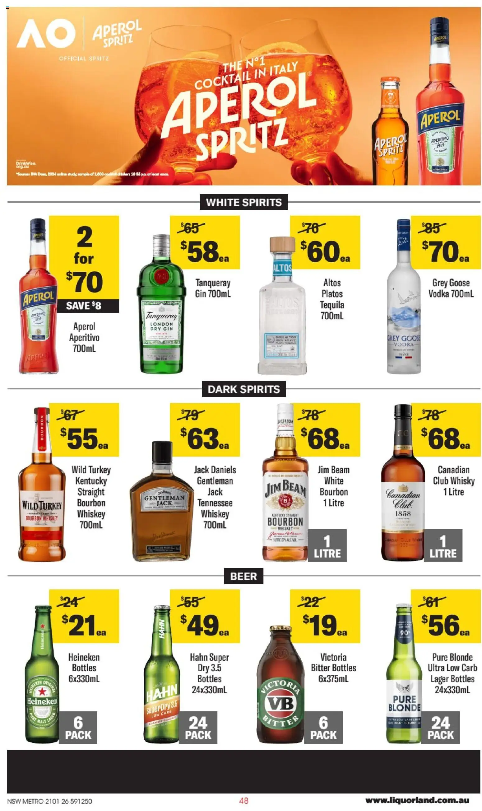 Liquorland catalogue - valid from 21.01.2026 | Page: 3 | Products: Beer, Bourbon, Vodka, Turkey