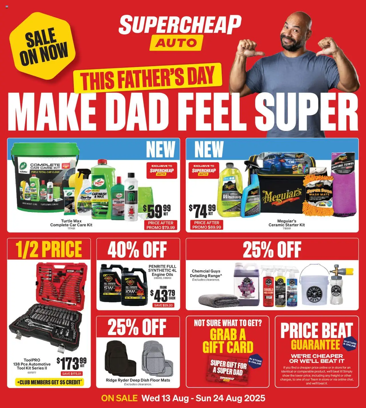 Supercheap Auto catalogue from 13.08.2025 | Page: 1