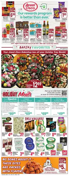 Preview of Jewel Osco weekly ads valid from 03.12.2025 | Page: 4 | Products: Cheese, Salami, Apples, Chips