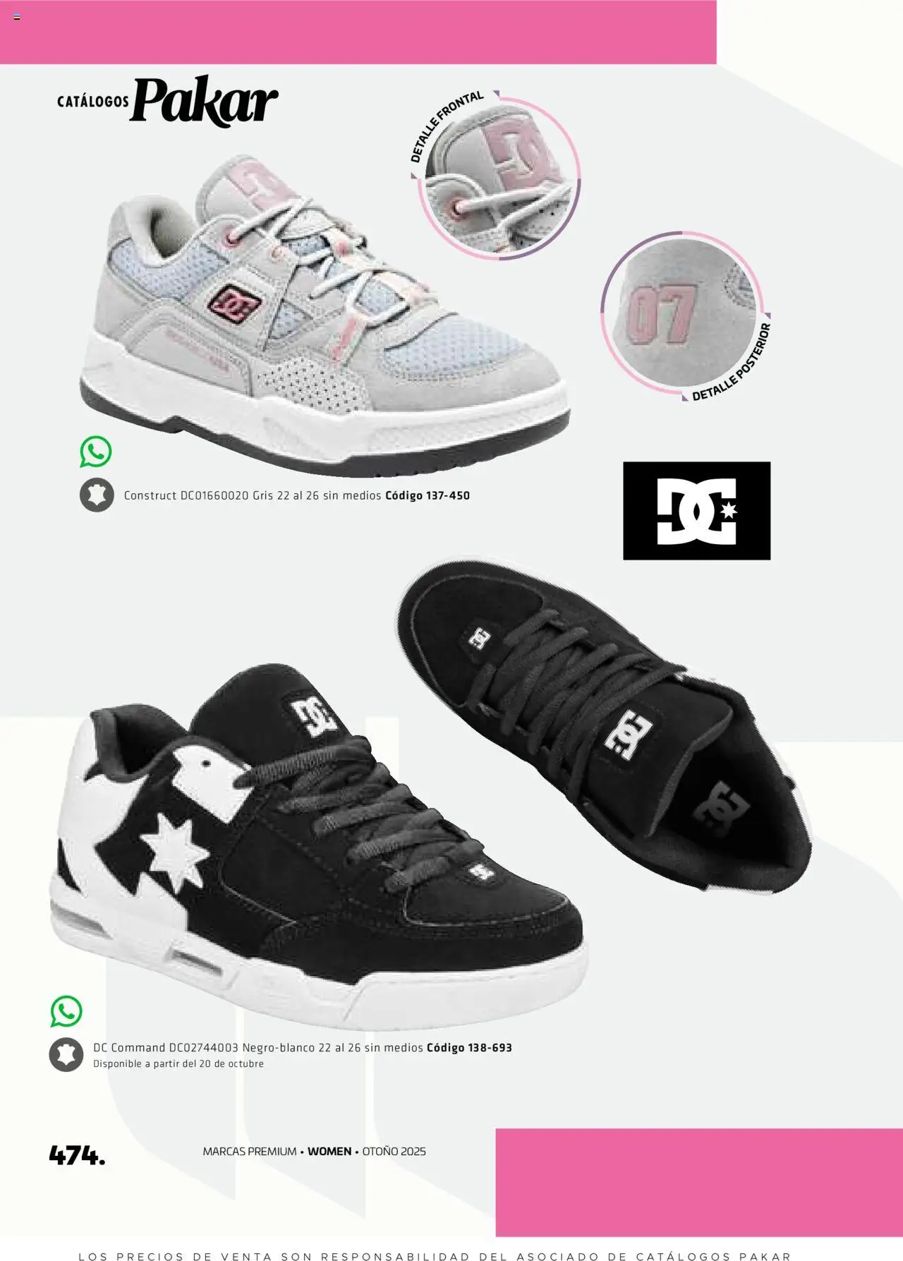 Nuevas ofertas de SC Pakar válidas en toda la República Mexicana desde el 29.08.2025. ¡Encuentra las mejores ofertas en SC Pakar - Catálogo Otoño Women! | Página: 474