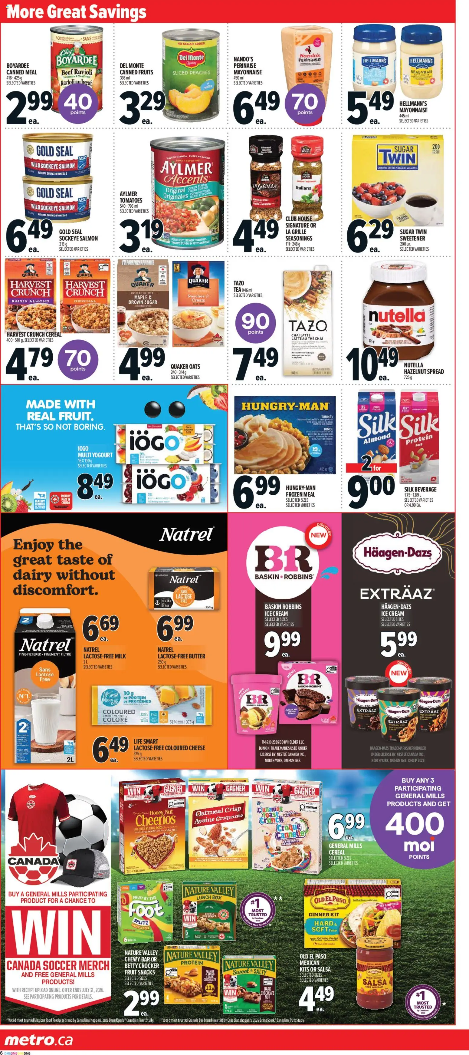 Metro flyer valid from 23.04.2026 | Page: 12 | Products: Tea, Cream, Ice cream, Milk