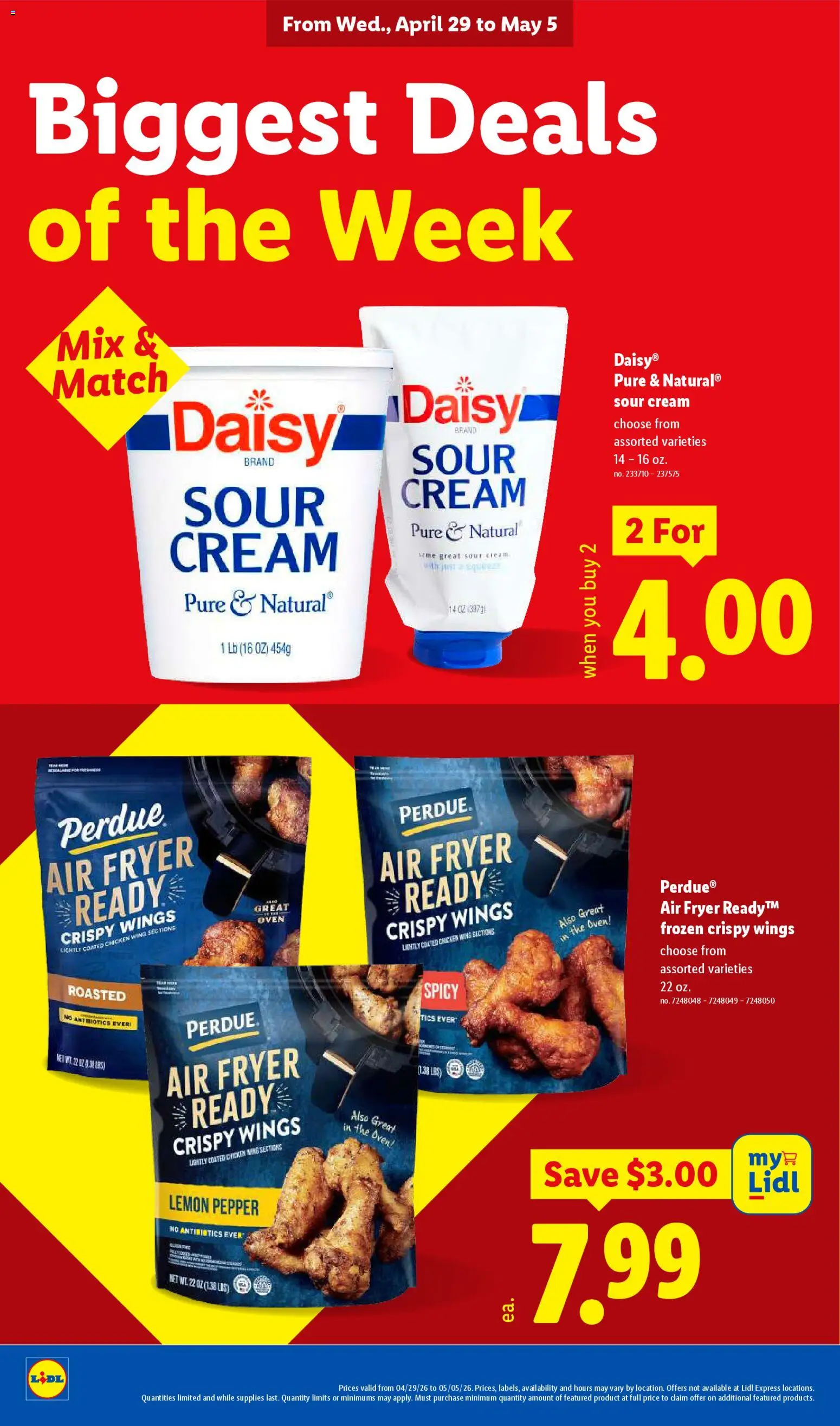 Lidl Weekly Ad - valid from 29.04.2026 | Page: 10 | Products: Sour cream, Pepper, Oven, The oven