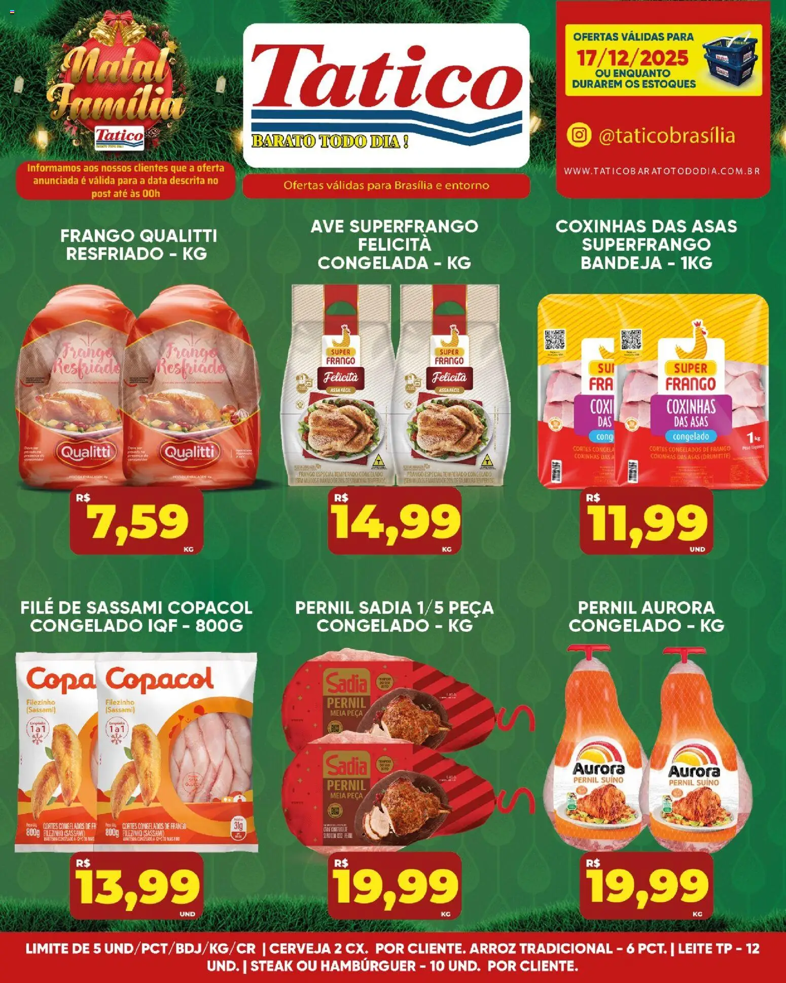 Tatico Folheto - válido de 18.12.2025 | Página: 32 | Produtos: Pernil, Leite, Cerveja, Arroz