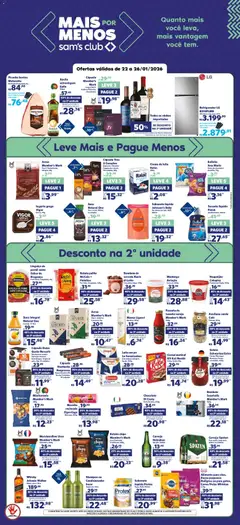 Sam's Club - Ofertas da semana - Pré-Visualização do folheto da loja Sam's Club, válido de 22.01.2026