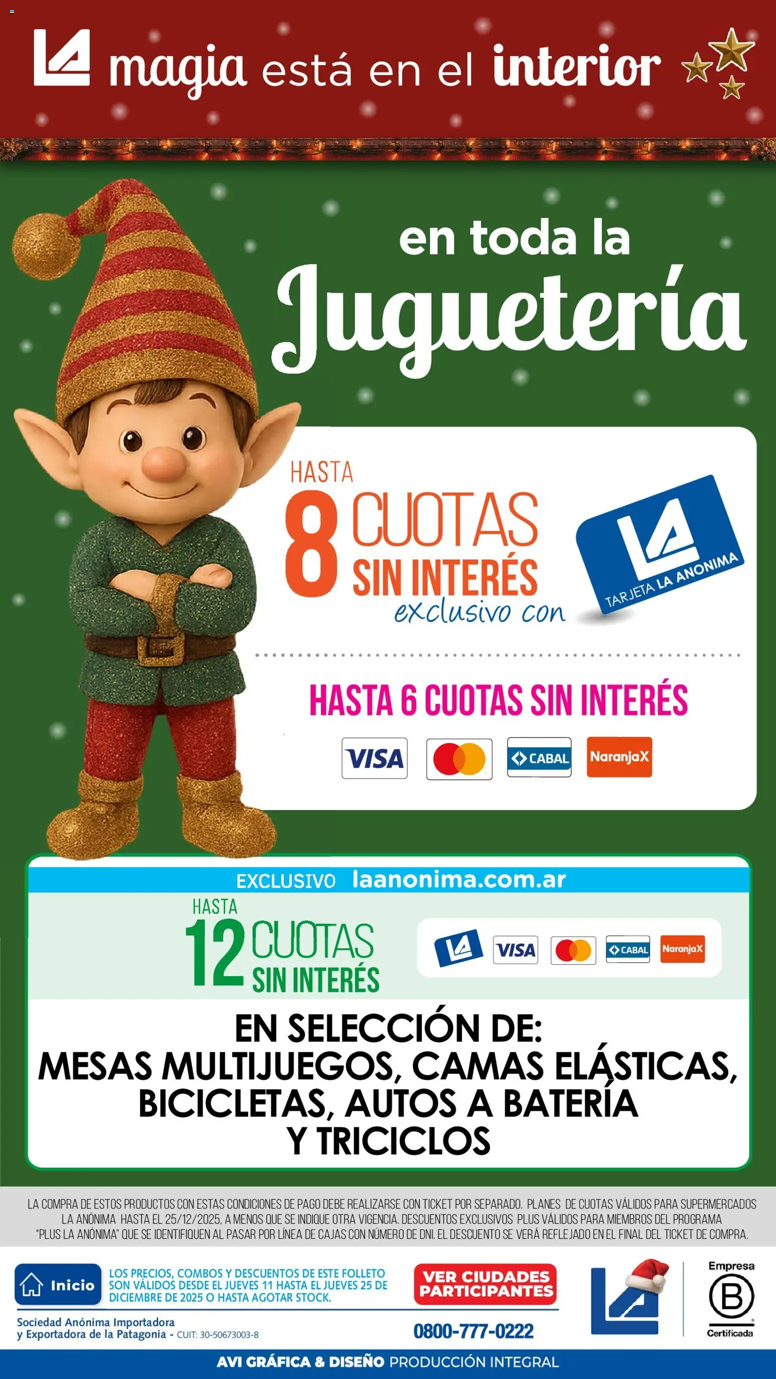 La Anonima Juguetes Fiestas │ válido desde el 11.12.2025 | Página: 25 | Productos: Batería
