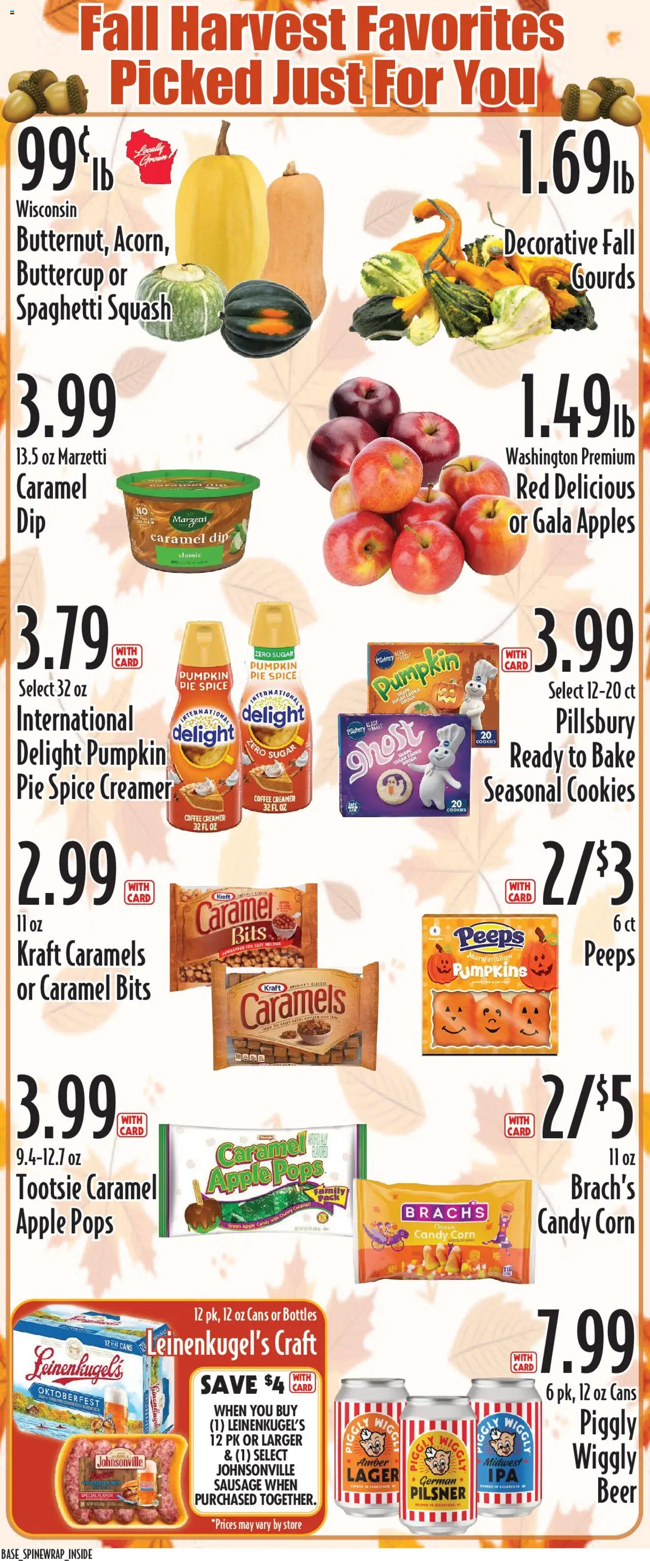 Piggly Wiggly Weekly Ad - WI - valid from 17.09.2025 | Page: 2 | Products: Corn, Apples, Sugar, Pumpkin