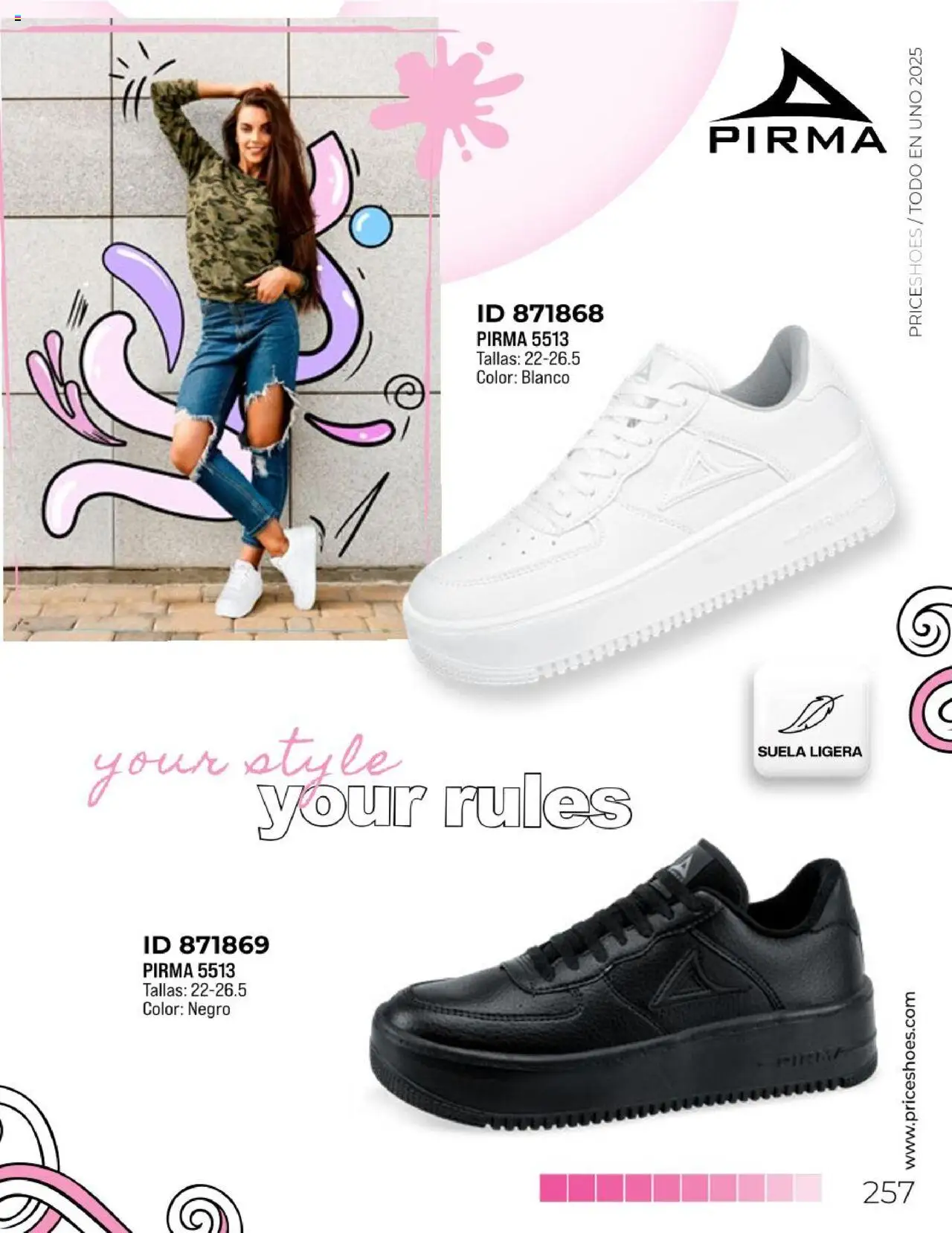 Nuevas ofertas de Price Shoes válidas en toda la República Mexicana desde el 05.05.2025. ¡Encuentra las mejores ofertas en Price Shoes catálogo Todo En 1 2025! | Página: 255