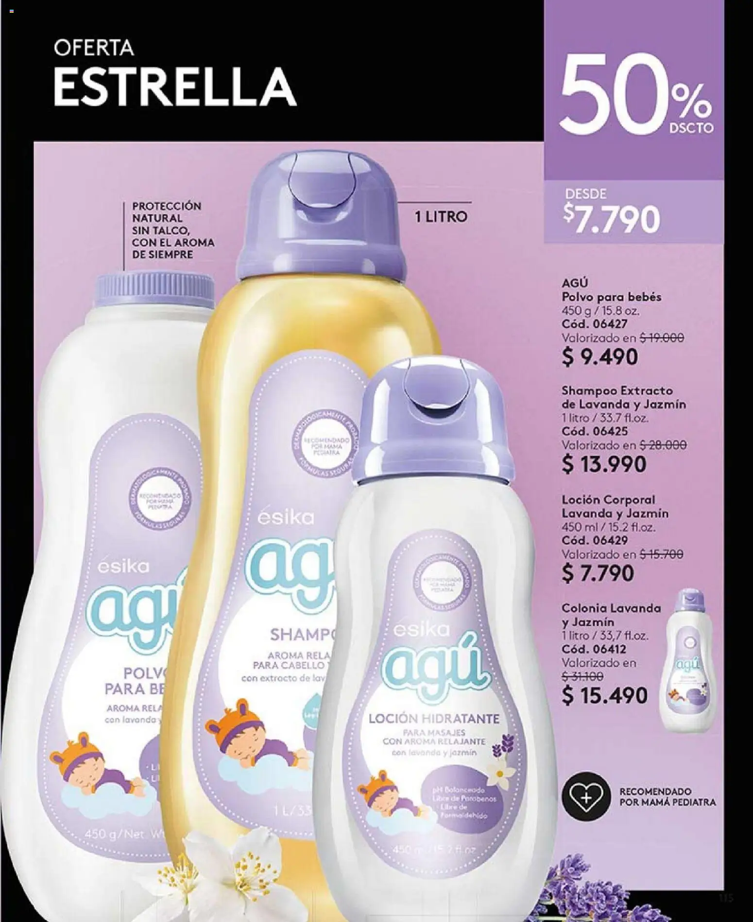Catálogo Ésika Campaña 2 │ válido desde el 15.01.2026 | Página: 115 | Productos: Loción, Polvo, Shampoo