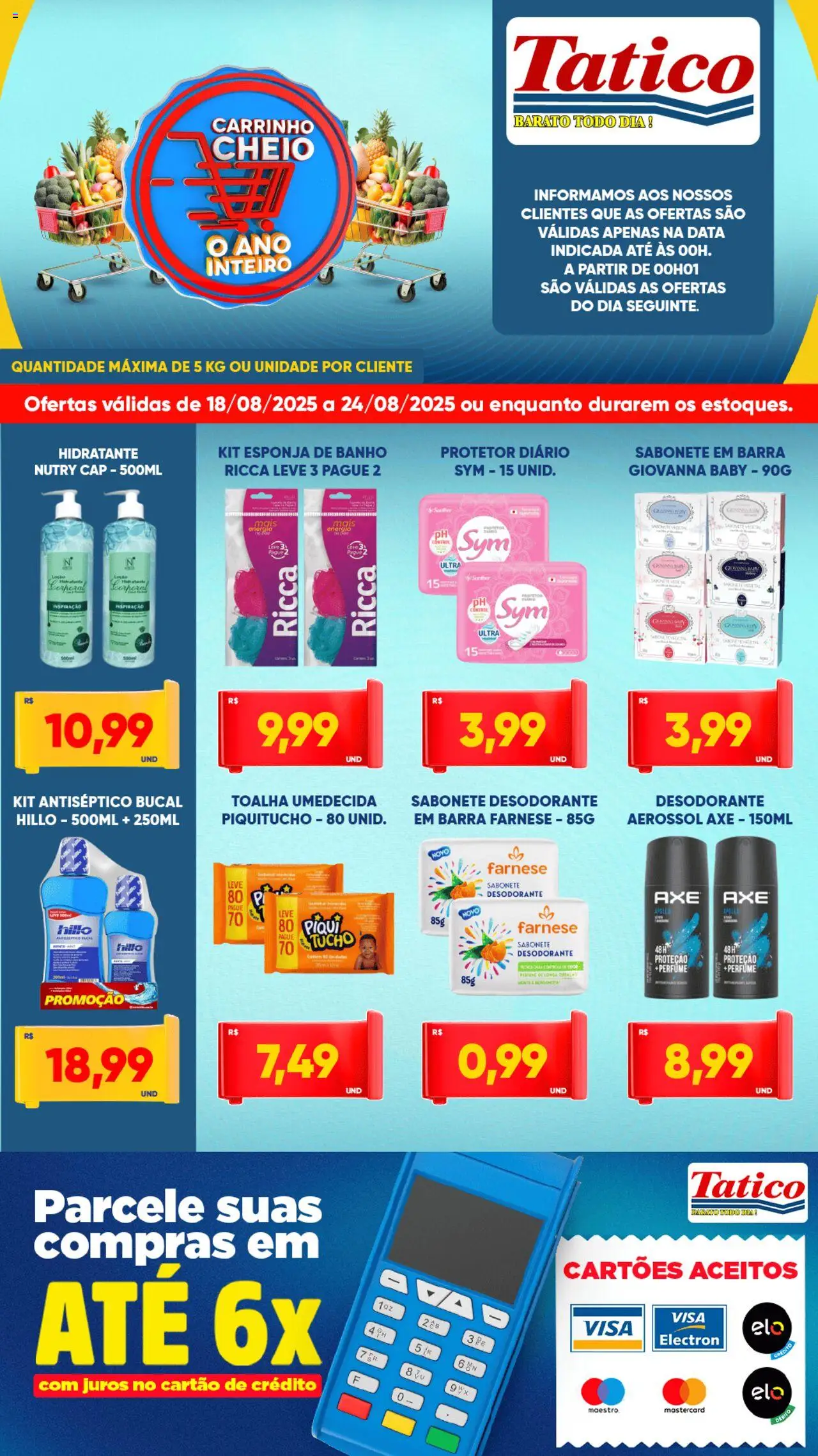 Tatico Folheto - válido de 18.08.2025 | Página: 7 | Produtos: Perfume, Esponja, Carrinho, Sabonete