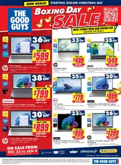 Preview of The Good Guys  Catalogue  - valid from 24.12.2025 | Page: 25 | Products: Pc, Laptop
