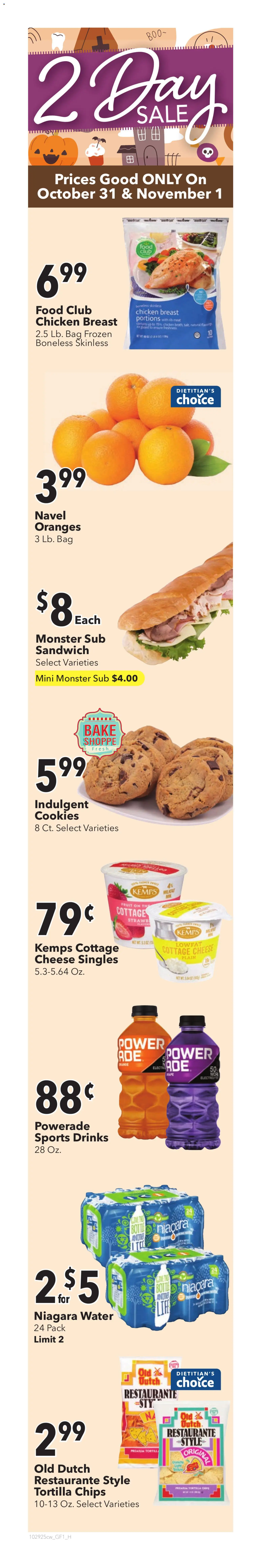 Cash Wise Weekly Ad - valid from 29.10.2025 | Page: 2 | Products: Cheese, Oranges, Chips, Cookies