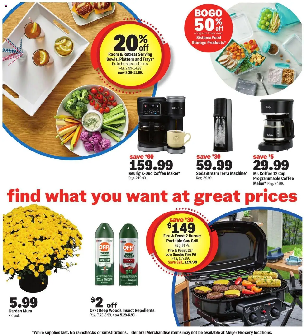 Meijer More Deals Across the Store - valid from 10.09.2025 | Page: 3 | Products: Coffee, Grill