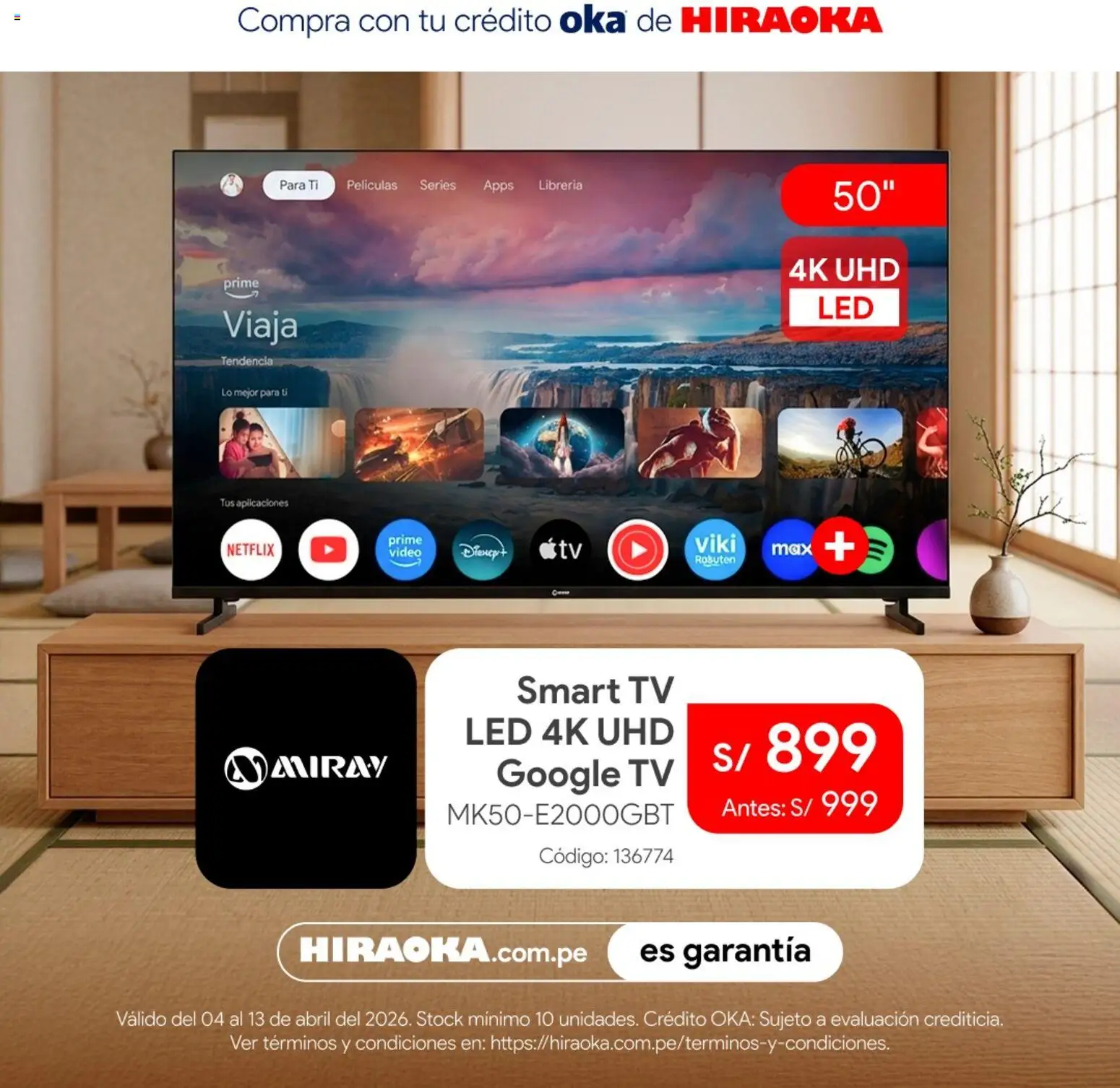 Catálogo Hiraoka válido desde 04.04.2026 | Página: 4 | Productos: Video