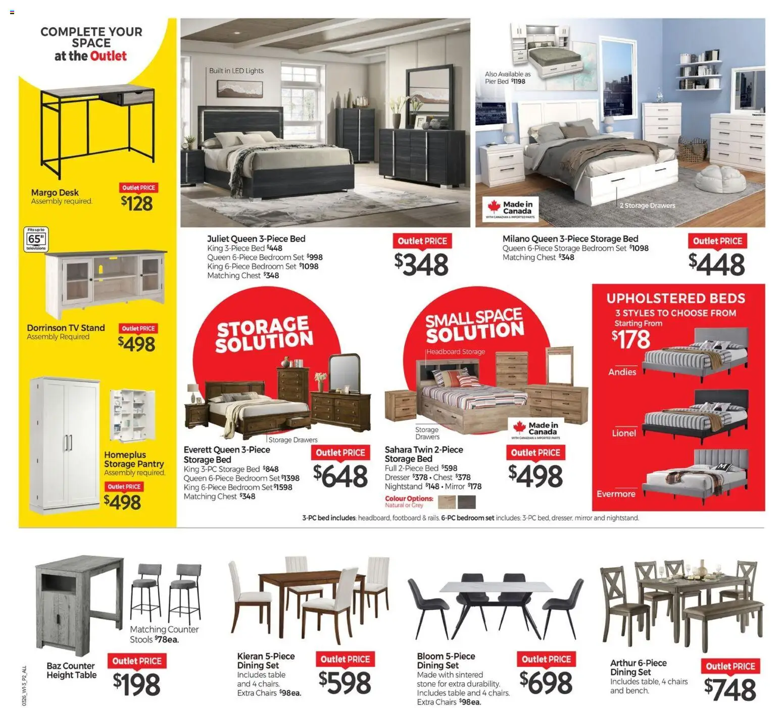 Tepperman's flyer valid from 27.02.2026 | Page: 12 | Products: Tv, Bed, Table, Mirror