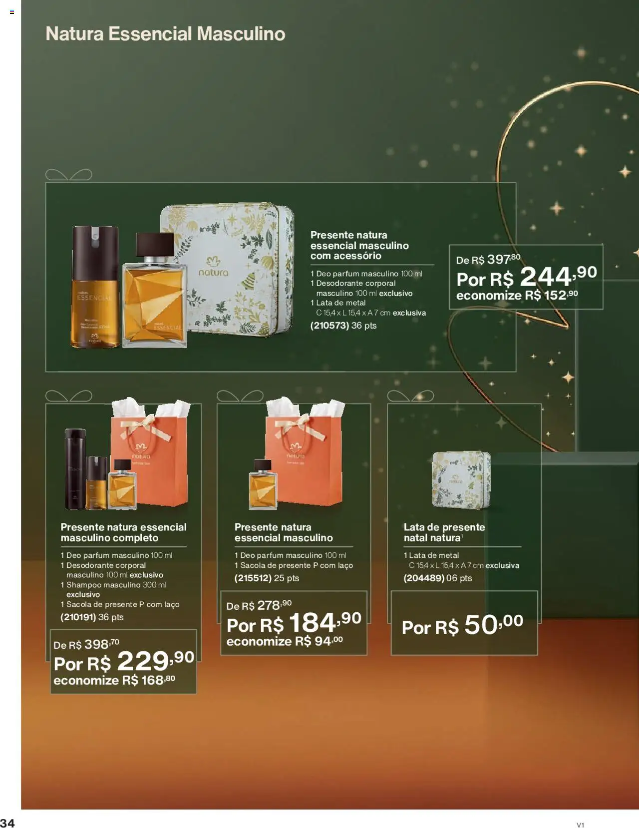 Natura Folheto - válido de 01.10.2025 | Página: 34 | Produtos: Shampoo, Desodorante