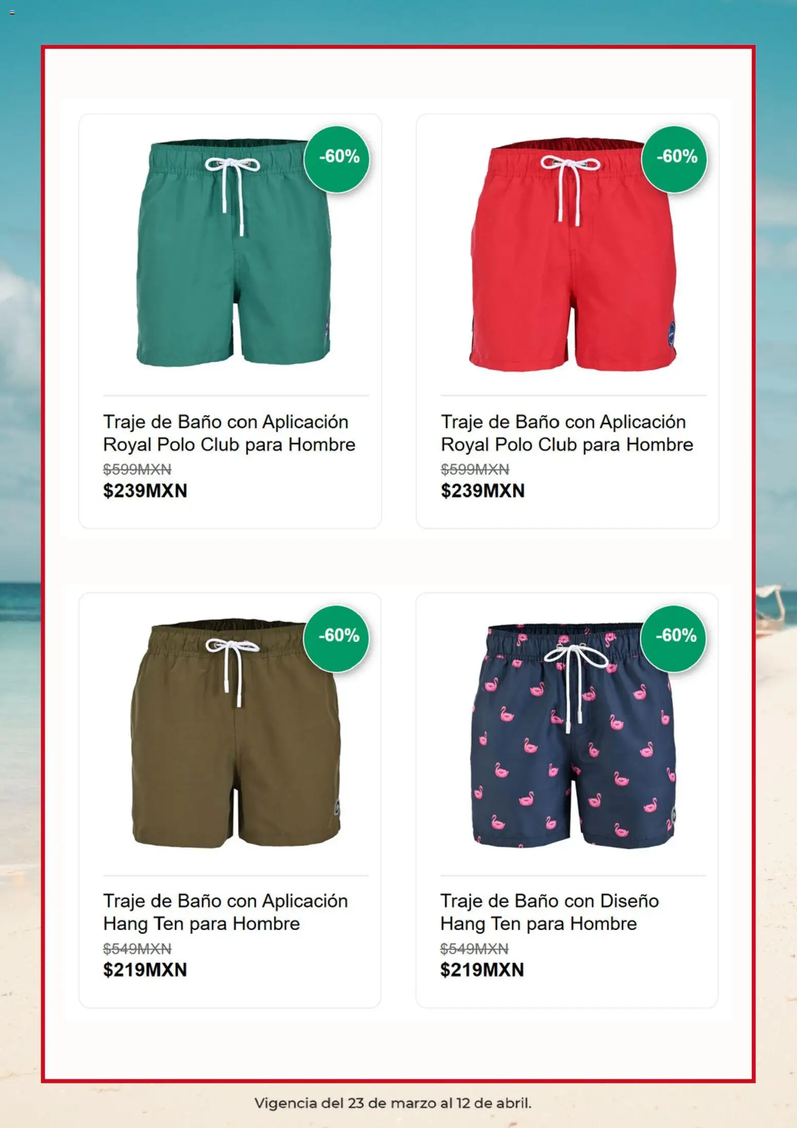 Nuevas ofertas de Sears promociones  válidas en toda la República Mexicana desde el 23.03.2026. ¡Encuentra las mejores ofertas en Sears promociones ! | Página: 5 | Productos: Traje, Traje de baño, Baño