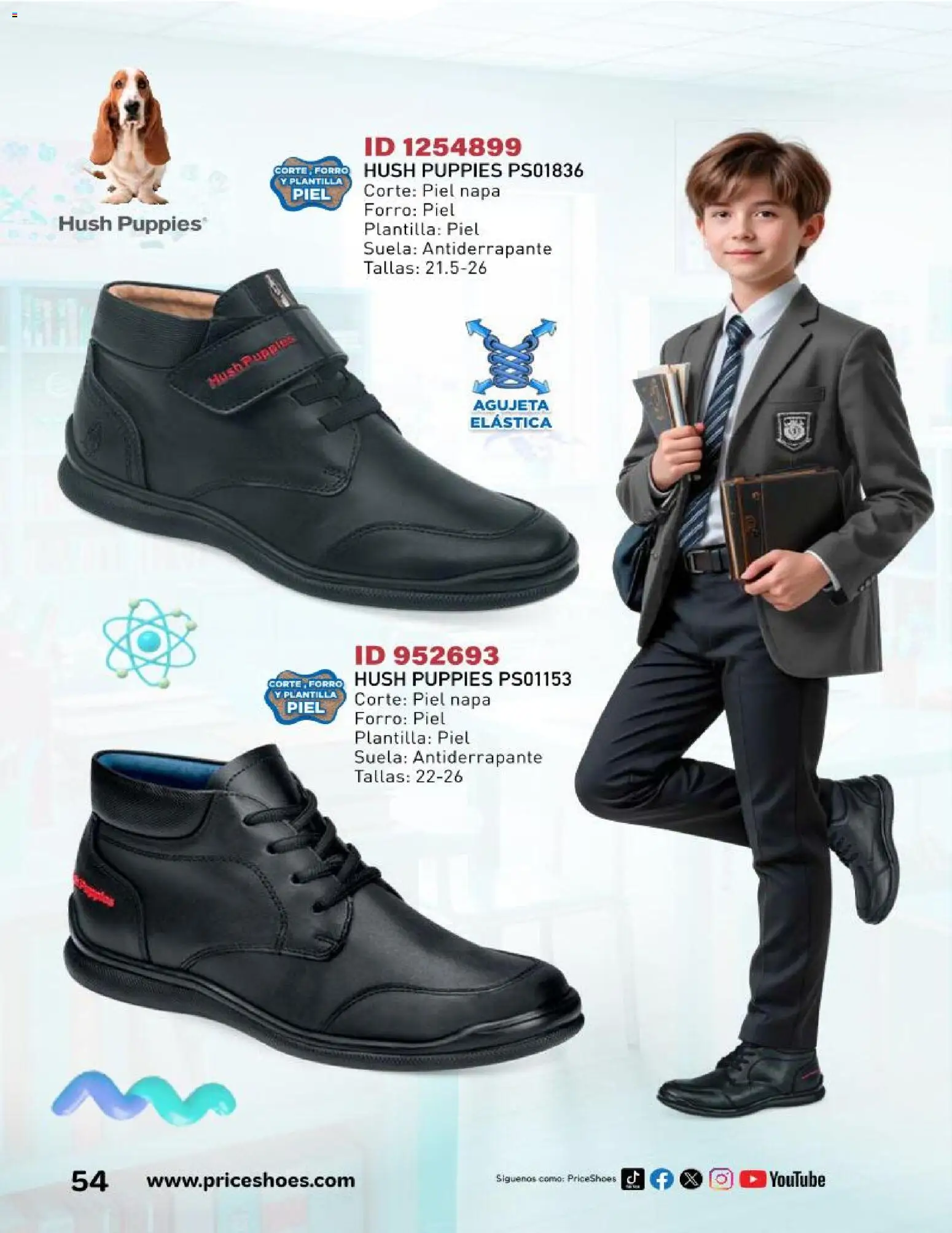 Nuevas ofertas de Price Shoes válidas en toda la República Mexicana desde el 01.09.2025. ¡Encuentra las mejores ofertas en Price Shoes catálogo Escolar! | Página: 54