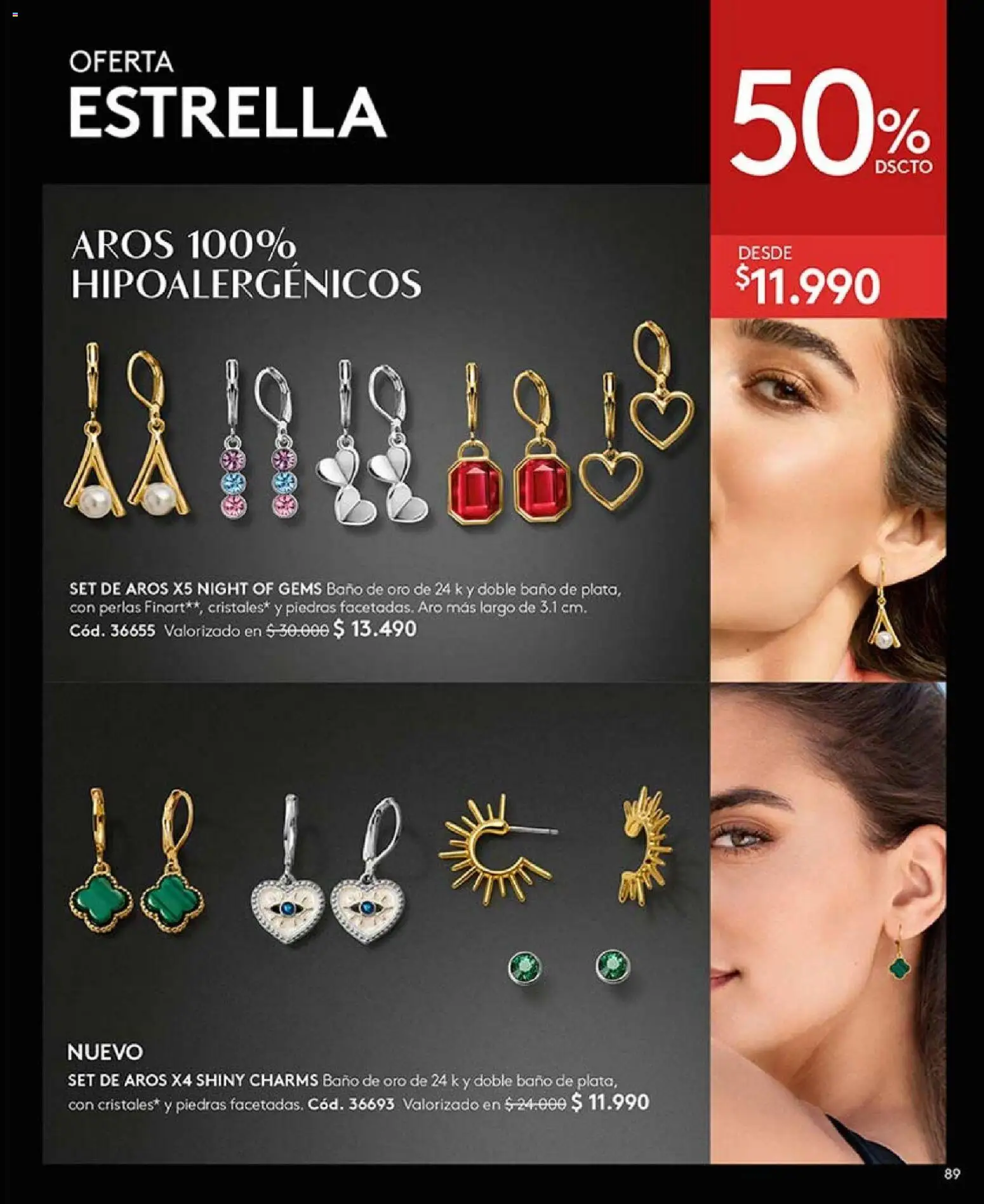 Catálogo Ésika Campaña 4 │ válido desde el 15.02.2026 | Página: 89 | Productos: Baño, Aros