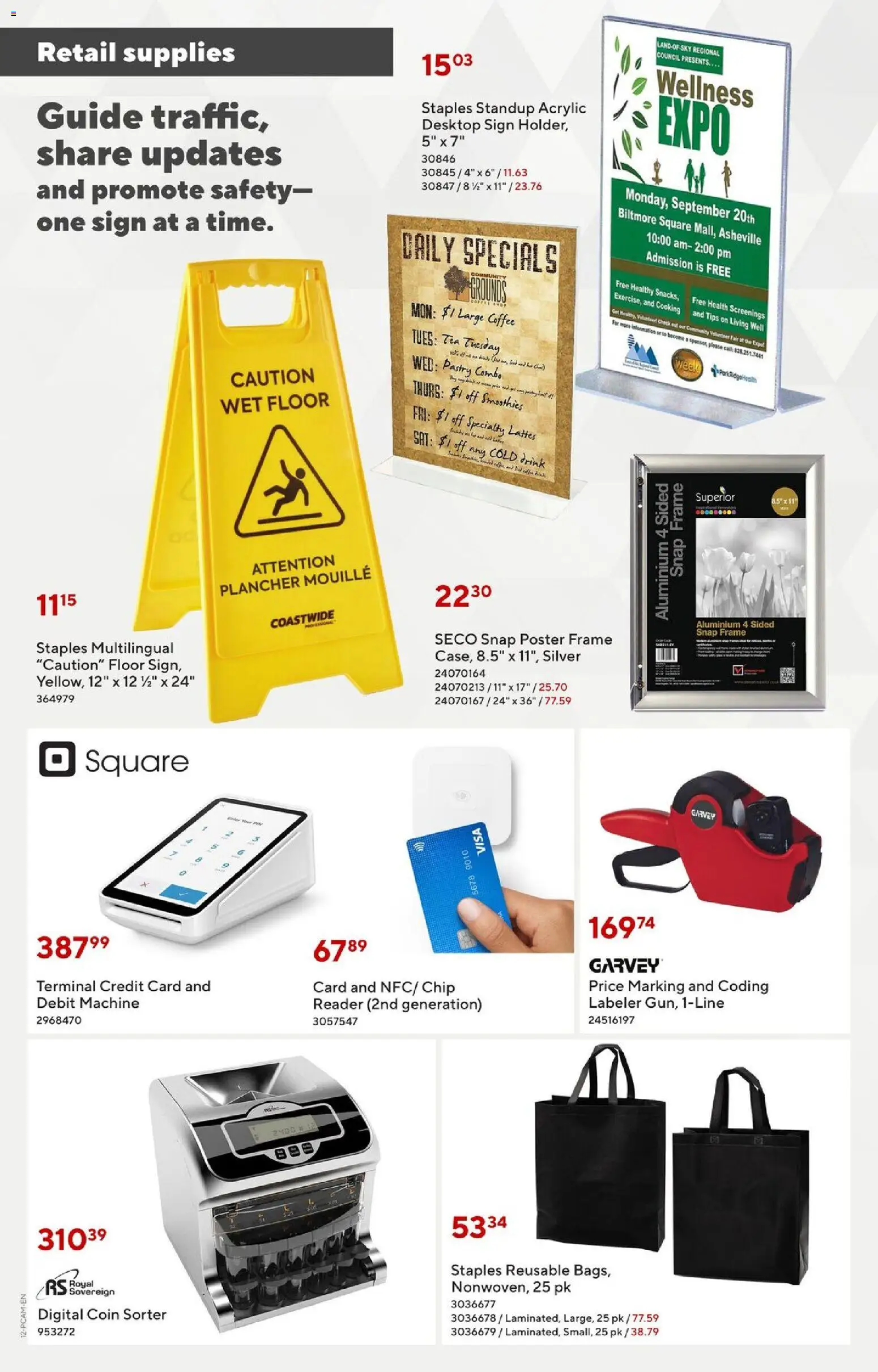 Staples flyer valid from 03.04.2026 | Page: 12 | Products: Tea, Coffee