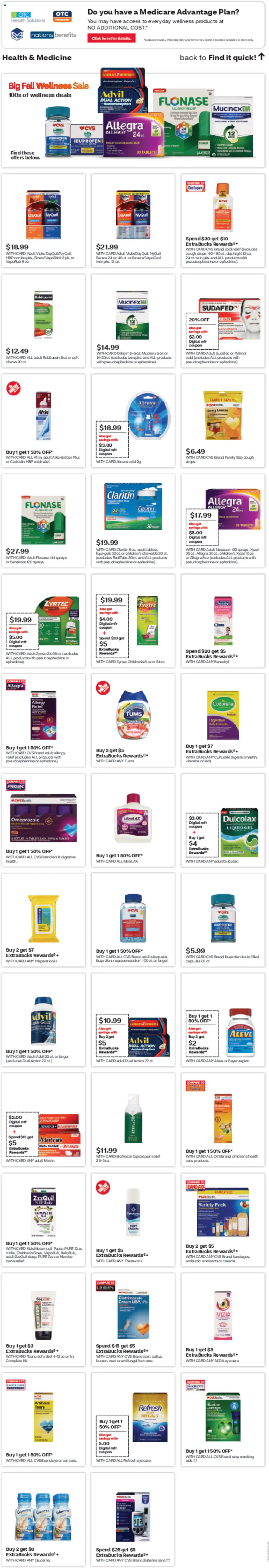 CVS Pharmacy Weekly Ad - AZ - valid from 05.10.2025 | Page: 6 | Products: Couch, Cream, Tablet
