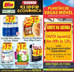 Big Supermercados ofertas do Dia - Pré-Visualização do folheto da loja Big Supermercados, válido de 02.03.2026