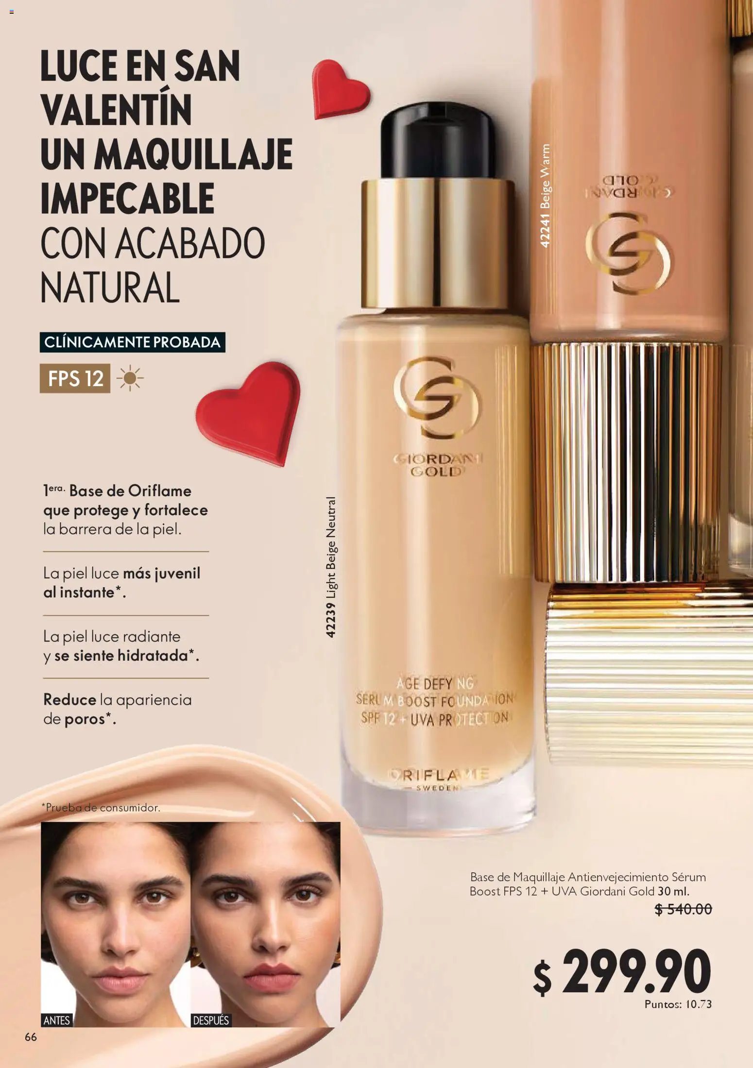 Nuevas ofertas de Oriflame válidas en toda la República Mexicana desde el 24.01.2026. ¡Encuentra las mejores ofertas en Oriflame campaña 2 2026! | Página: 66 | Productos: Uva, Radiante, Maquillaje