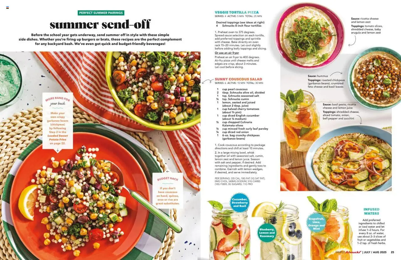 Schnucks Monthly Ad - valid from 01.07.2025 | Page: 14 | Products: Pizza, Juice, Sauce, Pepper