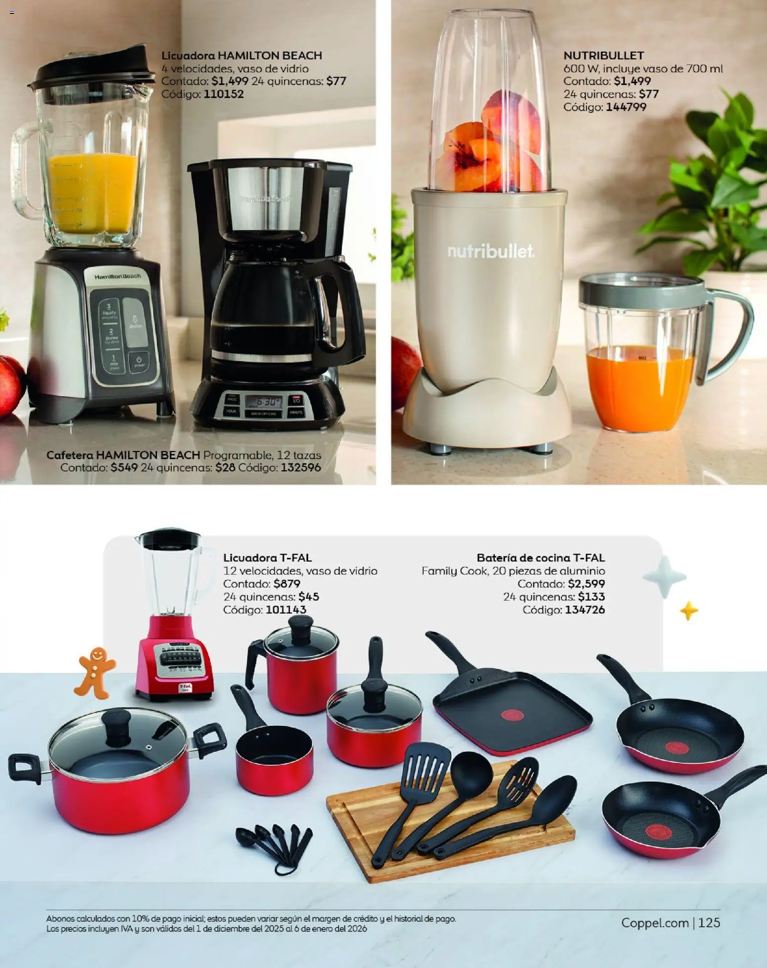 Nuevas ofertas de Coppel válidas en toda la República Mexicana desde el 01.12.2025. ¡Encuentra las mejores ofertas en Coppel catálogo Regalos A Lo Grande! | Página: 125