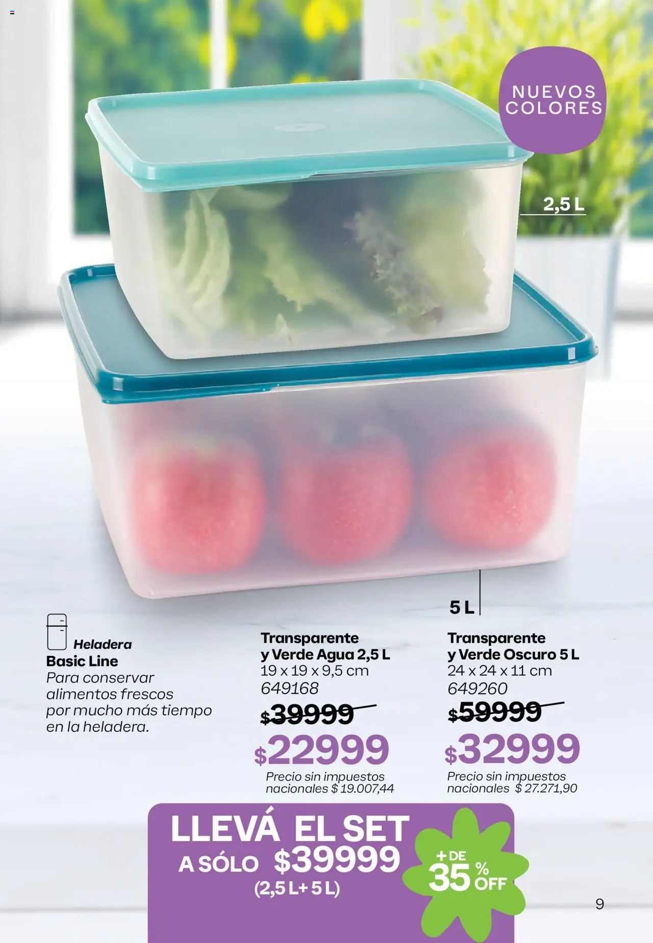 Tupperware - Campaña 16/2025 │ válido desde el 21.09.2025 | Página: 10 | Productos: Agua, Heladera