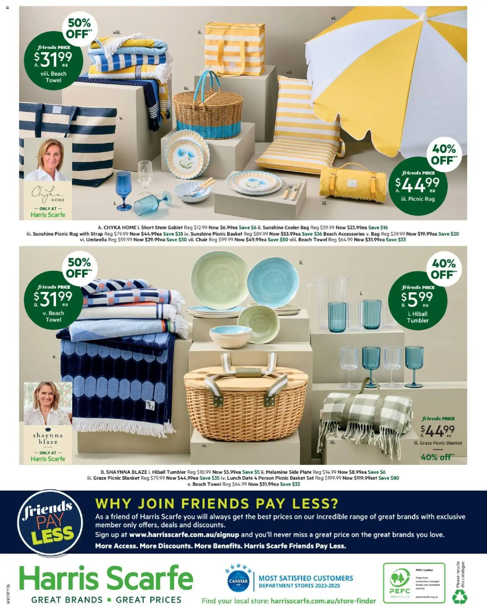 Harris Scarfe catalogue - valid from 07.11.2025 | Page: 28 | Products: Basket, Accessories, Date, Umbrella