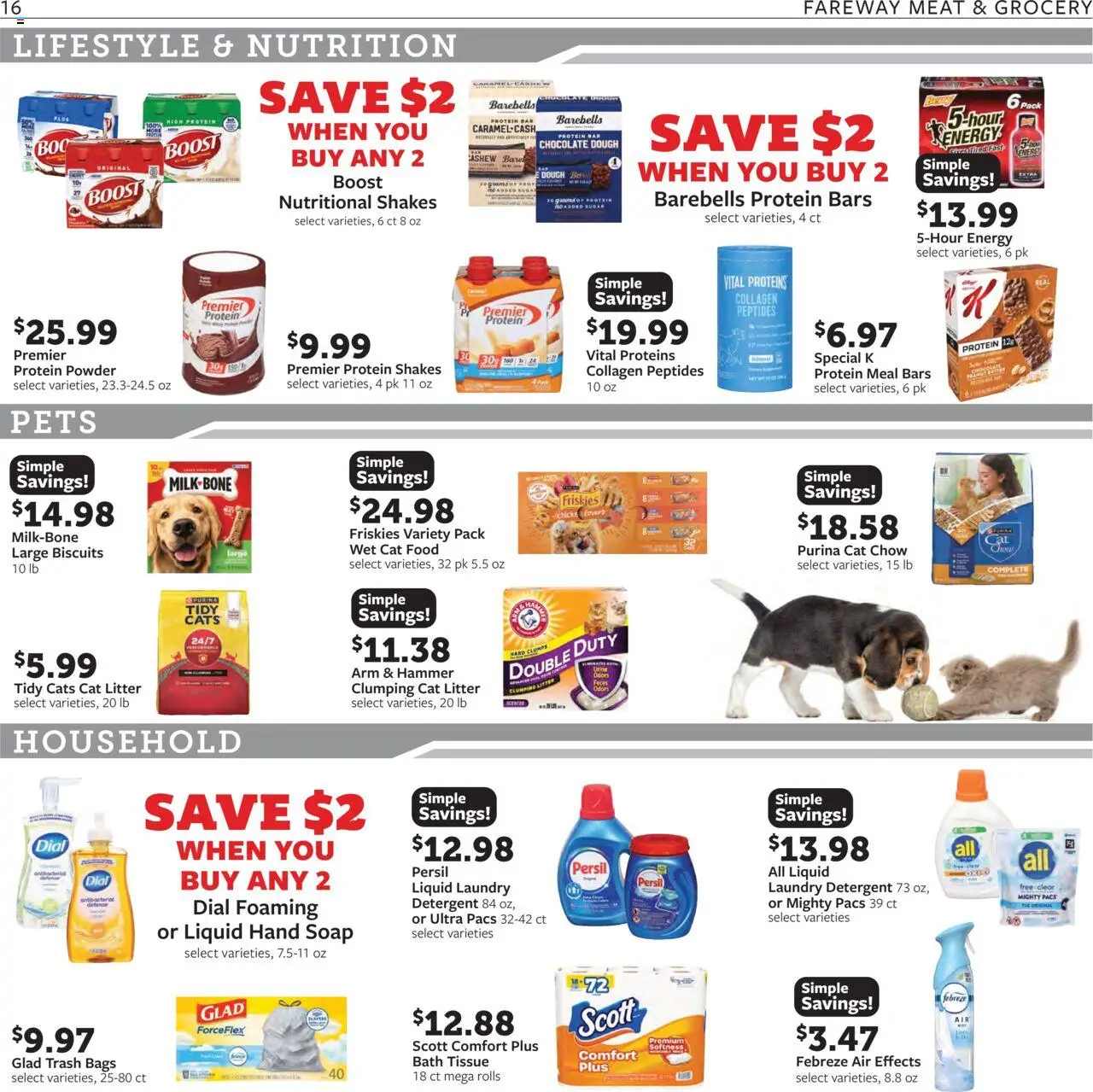 Fareway Weekly Ad - valid from 13.10.2025 | Page: 16 | Products: Bath, Powder, Chocolate, Sugar