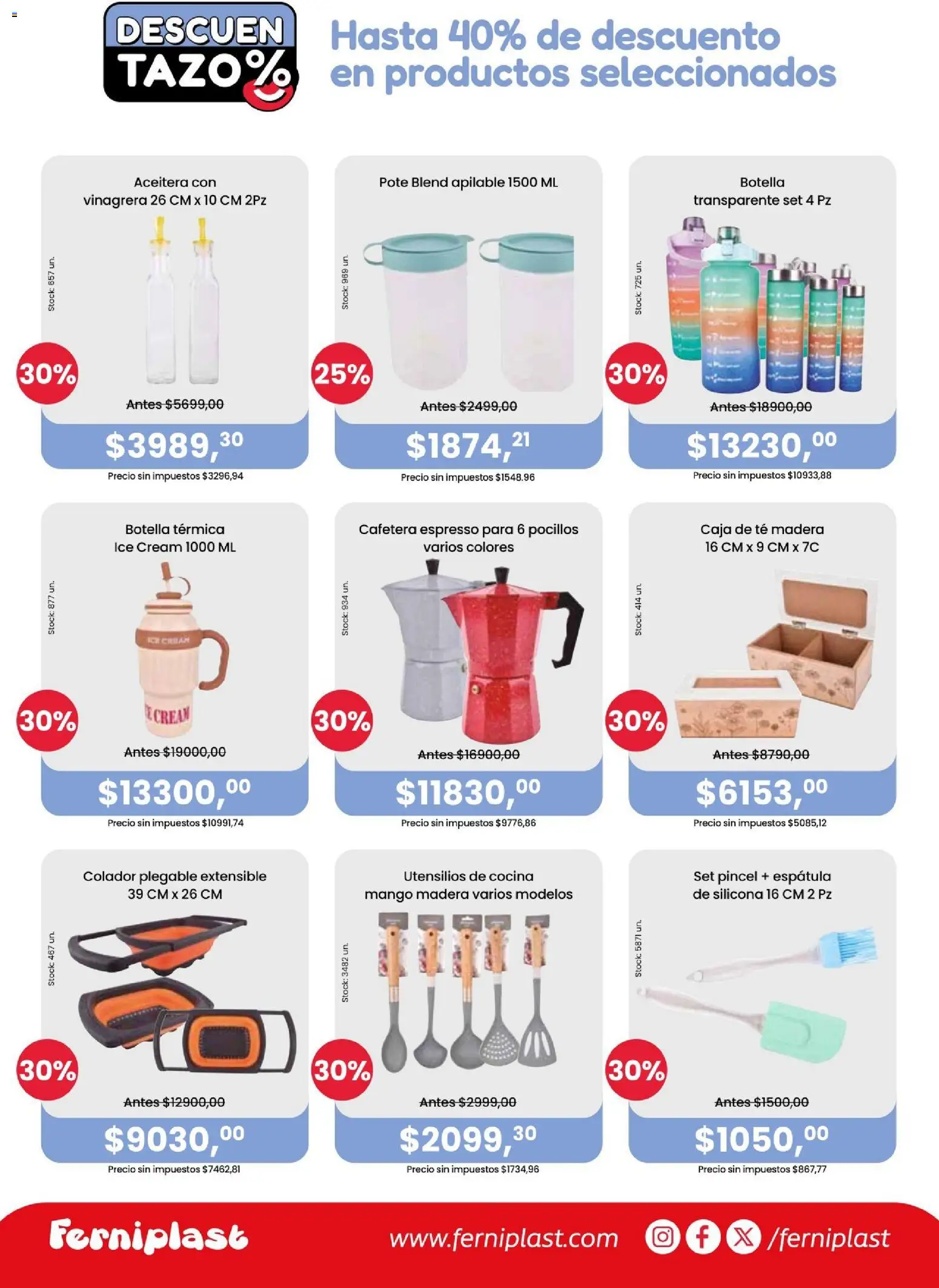 Ferniplast catálogo │ válido desde el 19.03.2026 | Página: 2 | Productos: Botella, Cocina, Cafetera, Aceitera