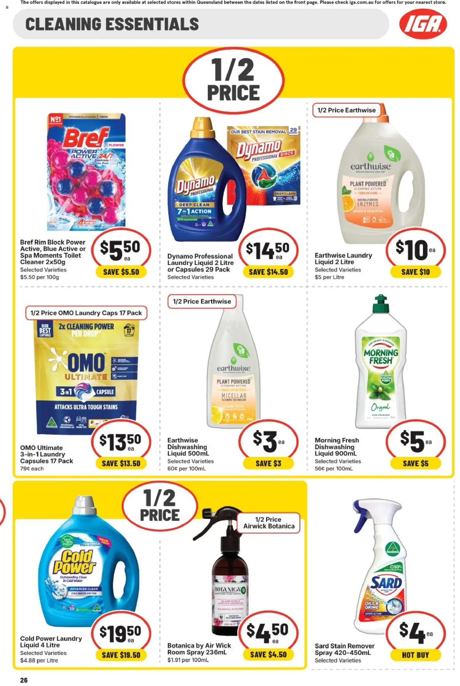 IGA catalogue - valid from 24.12.2025 | Page: 29 | Products: Plant, Stain remover, Water, Laundry