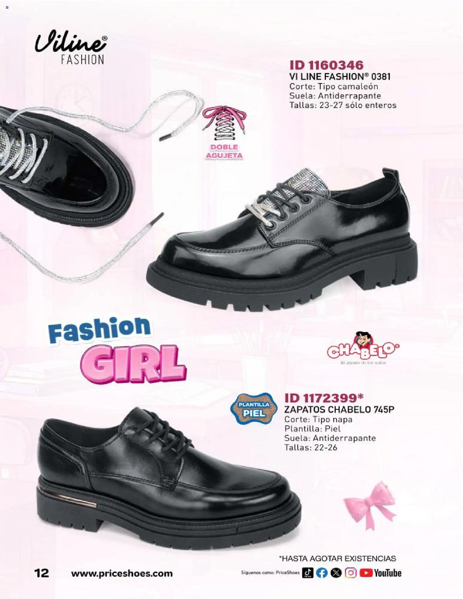 Nuevas ofertas de Price Shoes válidas en toda la República Mexicana desde el 01.09.2025. ¡Encuentra las mejores ofertas en Price Shoes catálogo Escolar! | Página: 12 | Productos: Zapatos