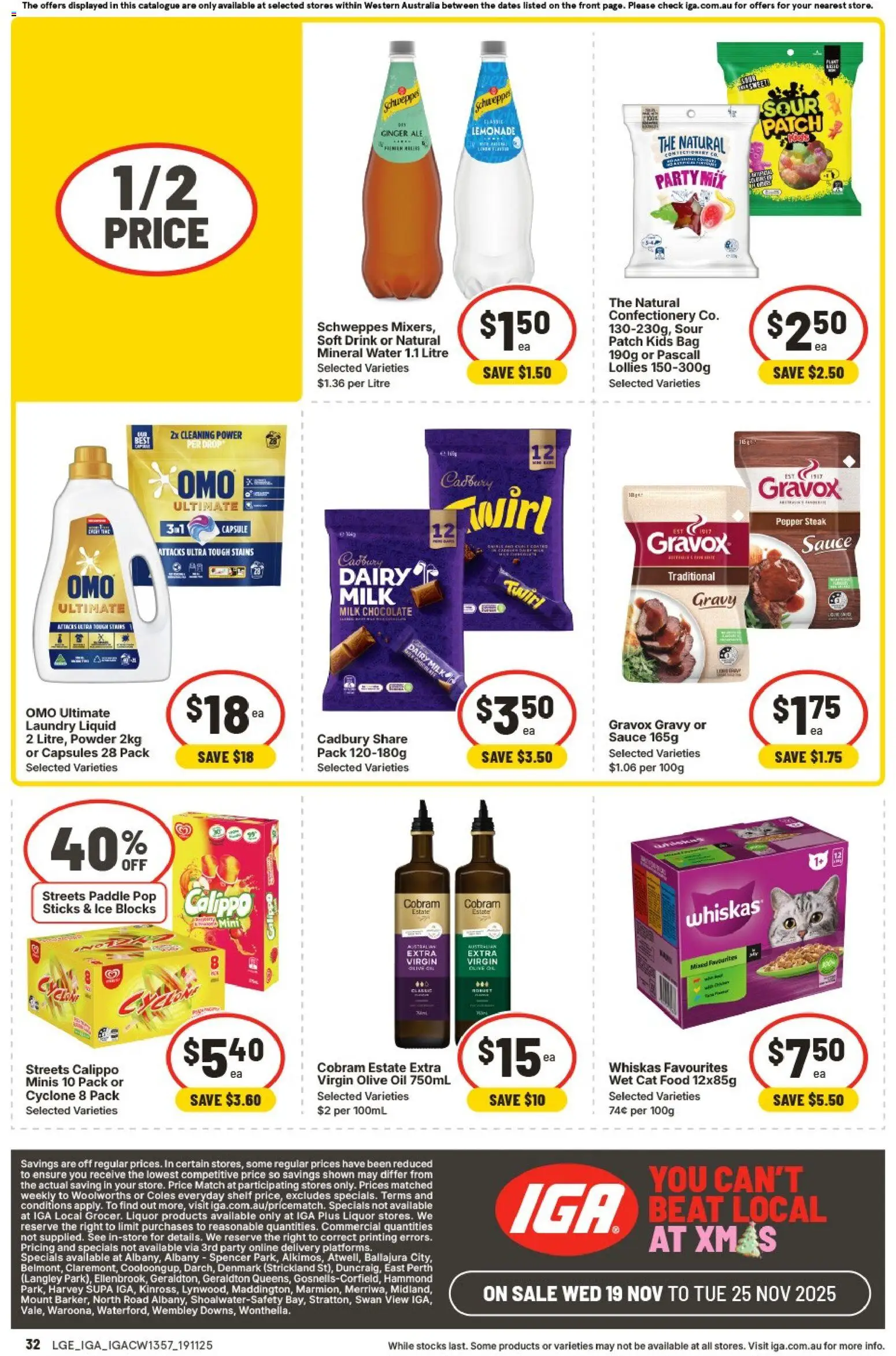 IGA catalogue - valid from 19.11.2025 | Page: 39 | Products: Powder, Ginger, Olive oil, Laundry