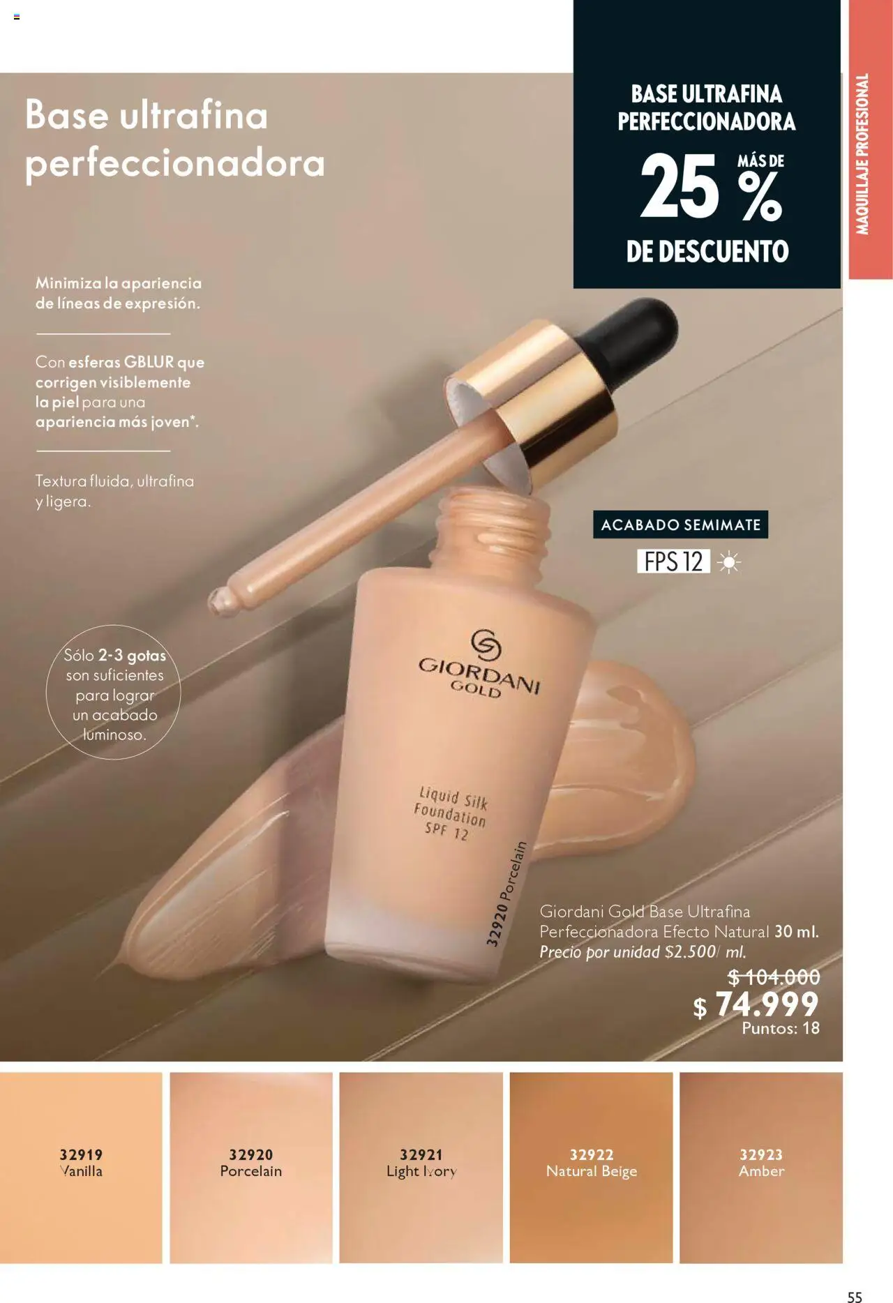 Oriflame revista - valida desde el 04.10.2025 | Página: 55 | Productos: Maquillaje