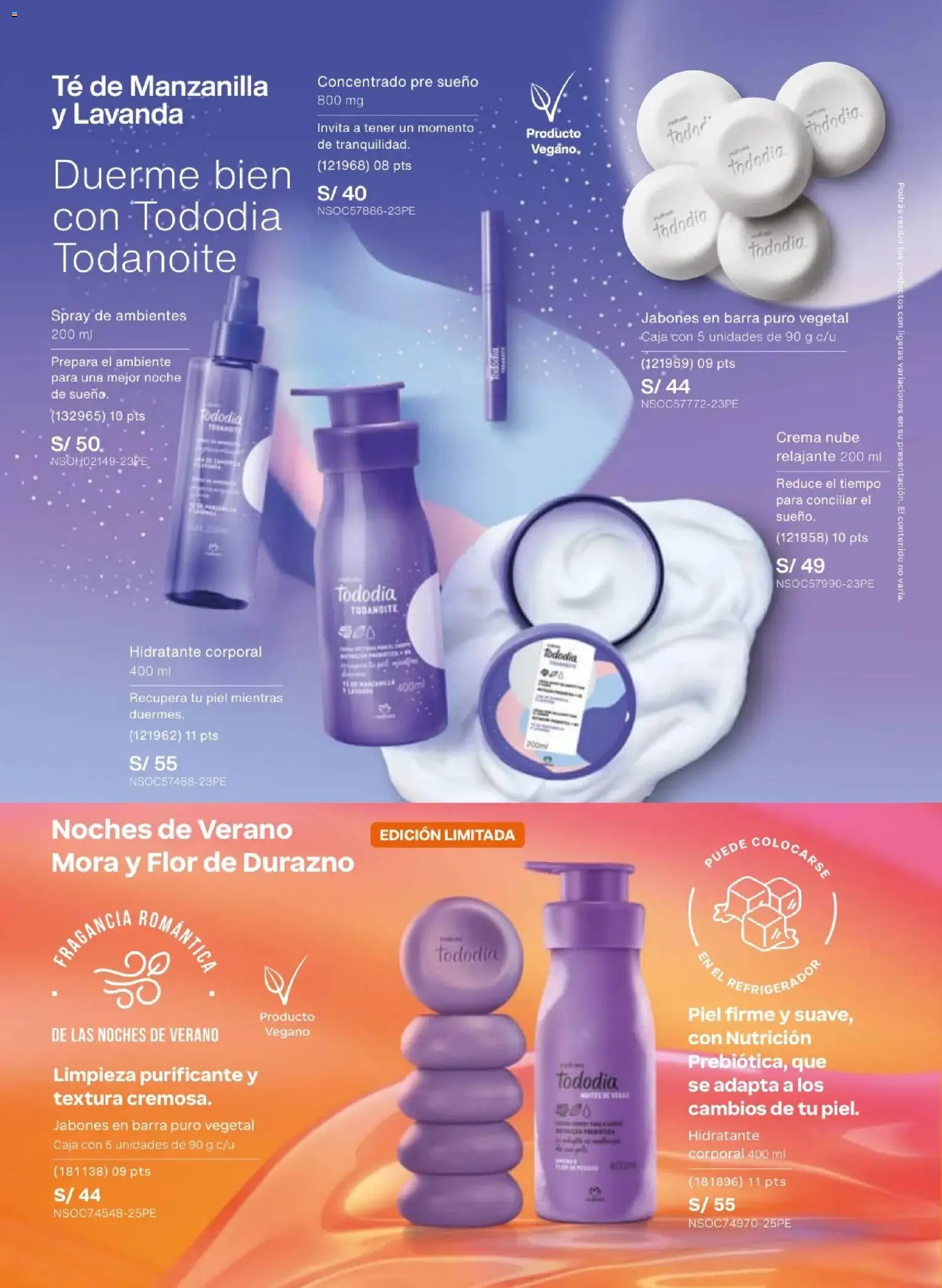 Catálogo Natura válido desde 31.03.2026 | Página: 114 | Productos: Caja, Té, Crema, Fragancia