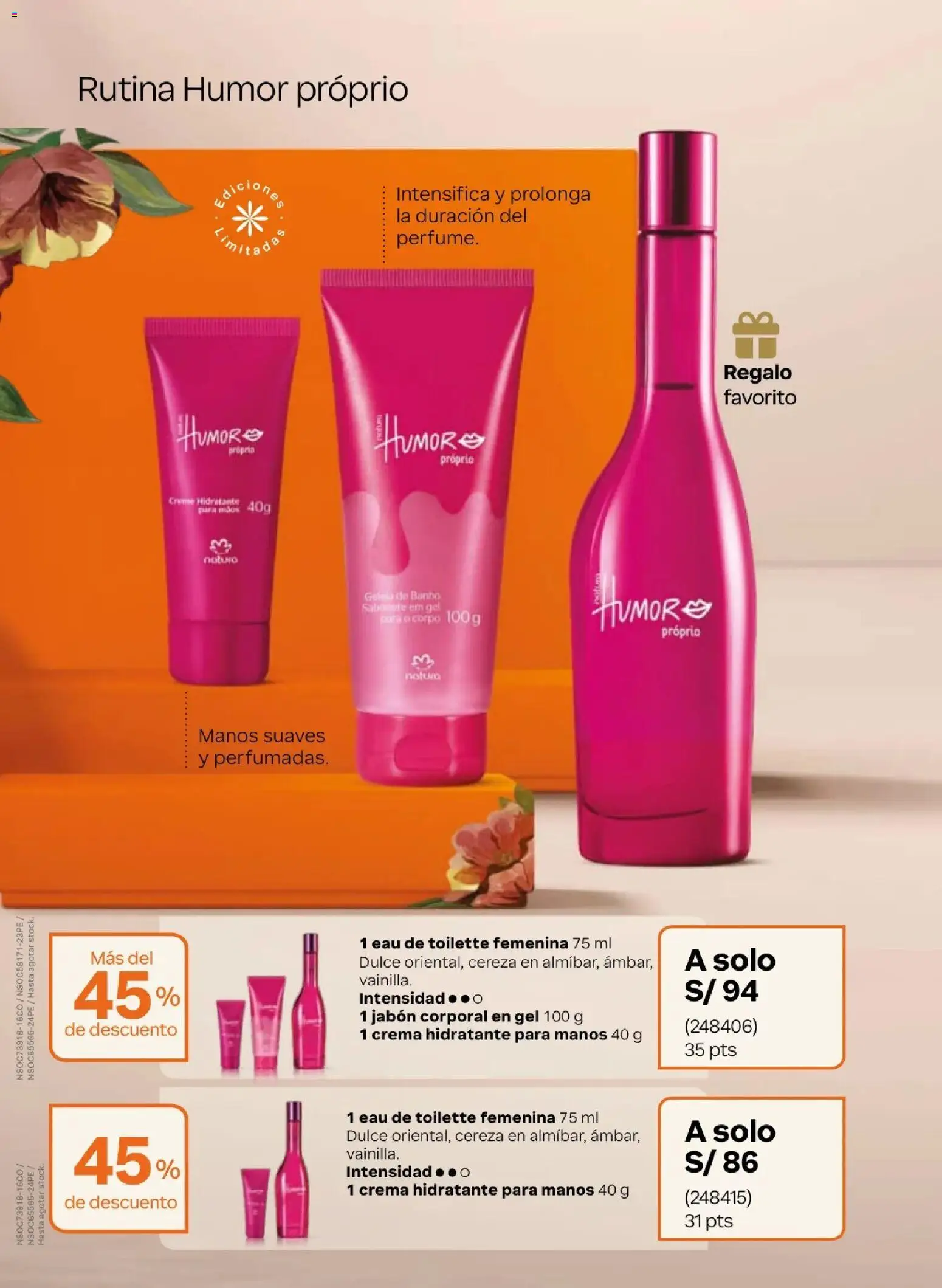 Catálogo Natura válido desde 31.03.2026 | Página: 12 | Productos: Jabón, Crema, EAU de Toilette