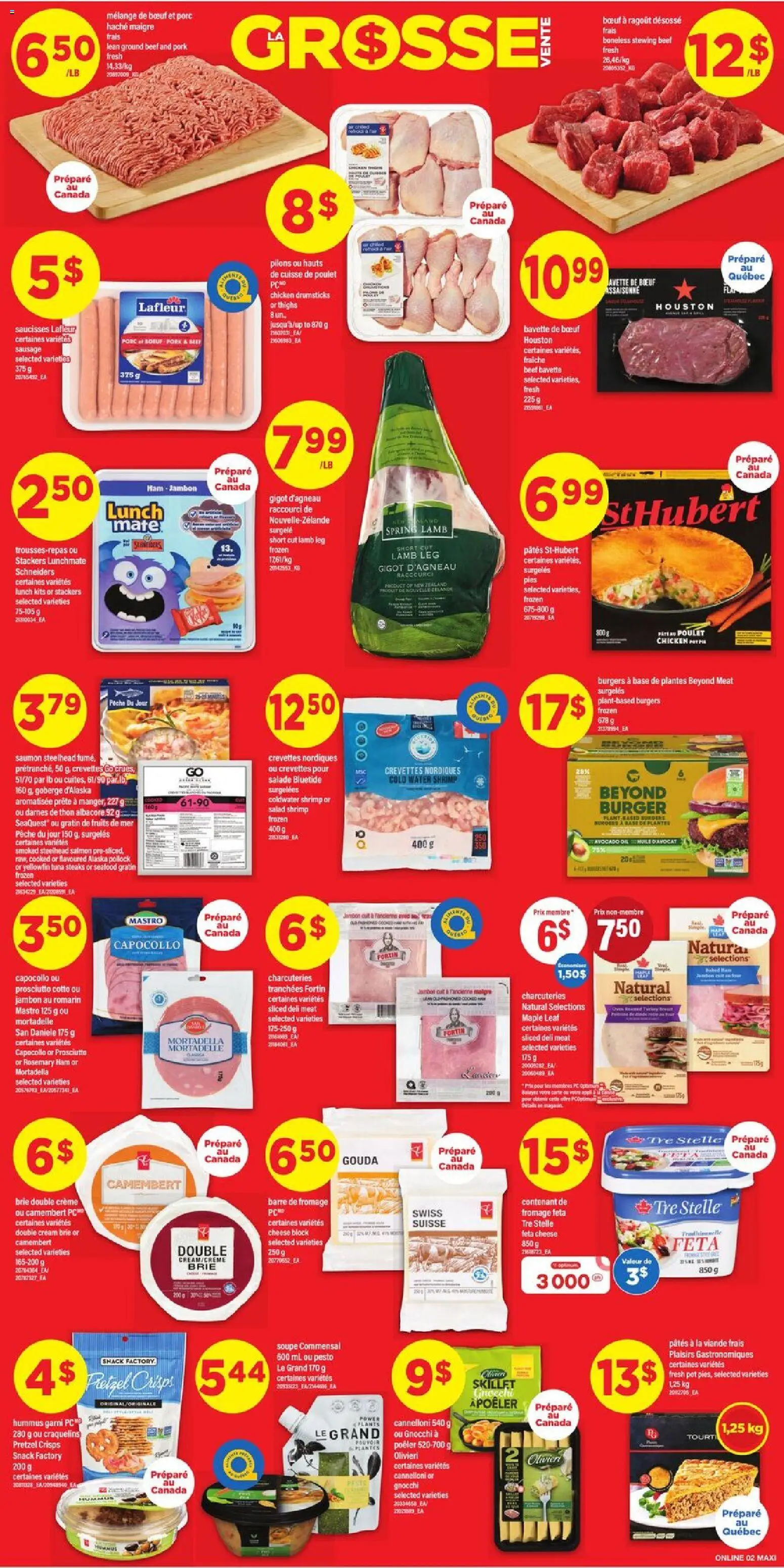 Maxi flyer valid from 30.10.2025 | Page: 6 | Products: Salad, Cheese, Chicken, Pork