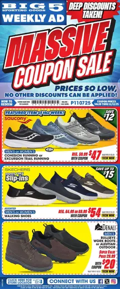 Preview of Big 5 Sporting Goods weekly ads valid from 07.11.2025