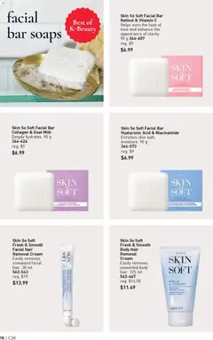 Preview of Skin So Soft Fresh & Smooth Facial Hair Removal Cream, Easily removes unwanted facial hair. 30 ml from shop Avon valid from 18.12.2025 | Page: 16