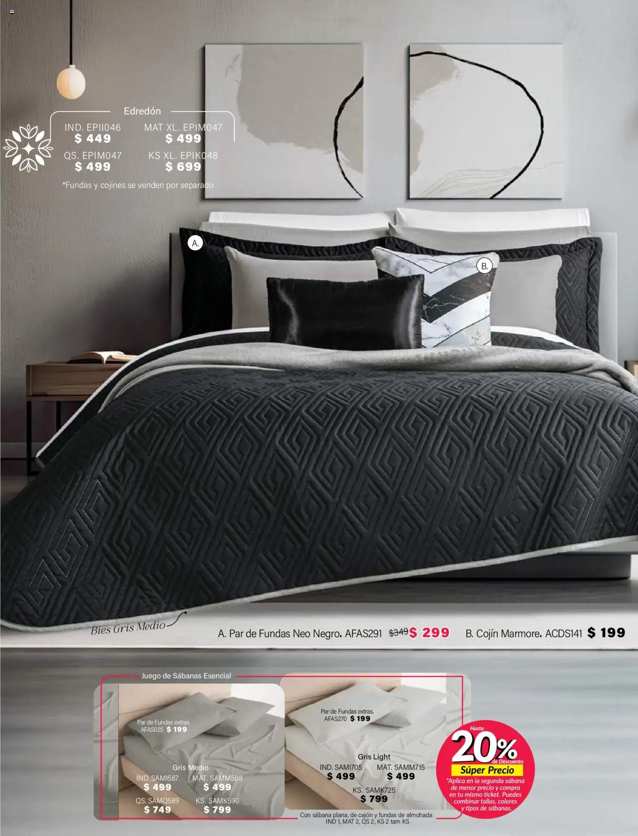 Nuevas ofertas de Colchas Concord válidas en toda la República Mexicana desde el 01.08.2025. ¡Encuentra las mejores ofertas en Colchas Concord - Catálogo! | Página: 257 | Productos: Juego, Almohada, Sabanas