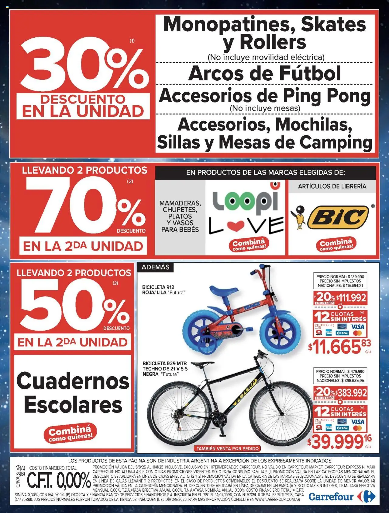 Carrefour ofertas - Comodoro │ válido desde el 05.08.2025 | Página: 20 | Productos: Caso, Banco, Sobre, Vasos