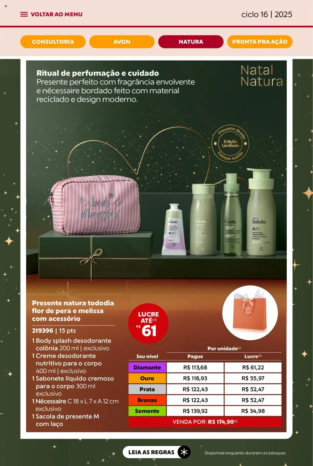 Avon Folheto - válido de 26.09.2025 | Página: 64 | Produtos: Desodorante, Creme, Sabonete, Body