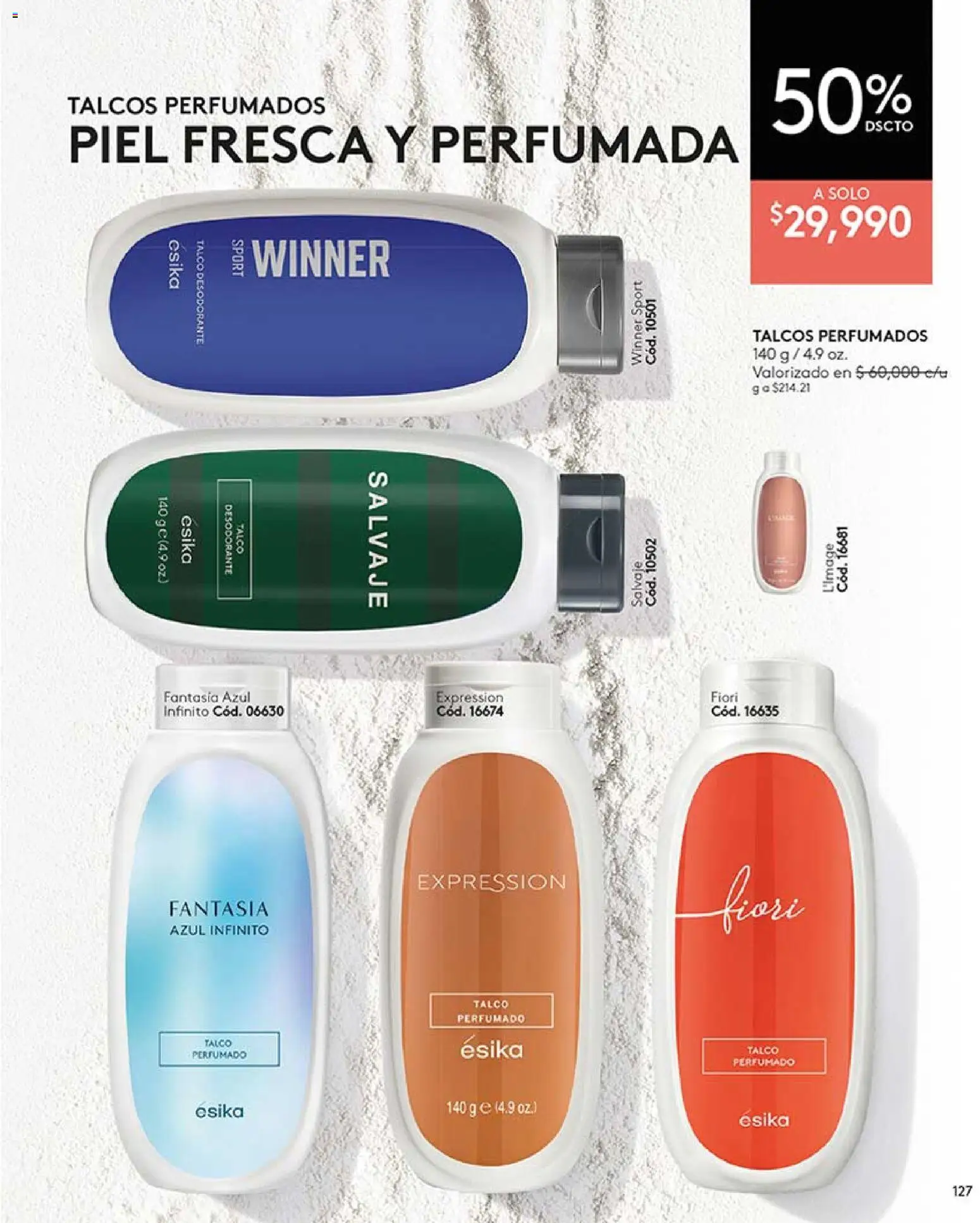Ésika revista - valida desde el 13.03.2026 | Página: 127 | Productos: Desodorante
